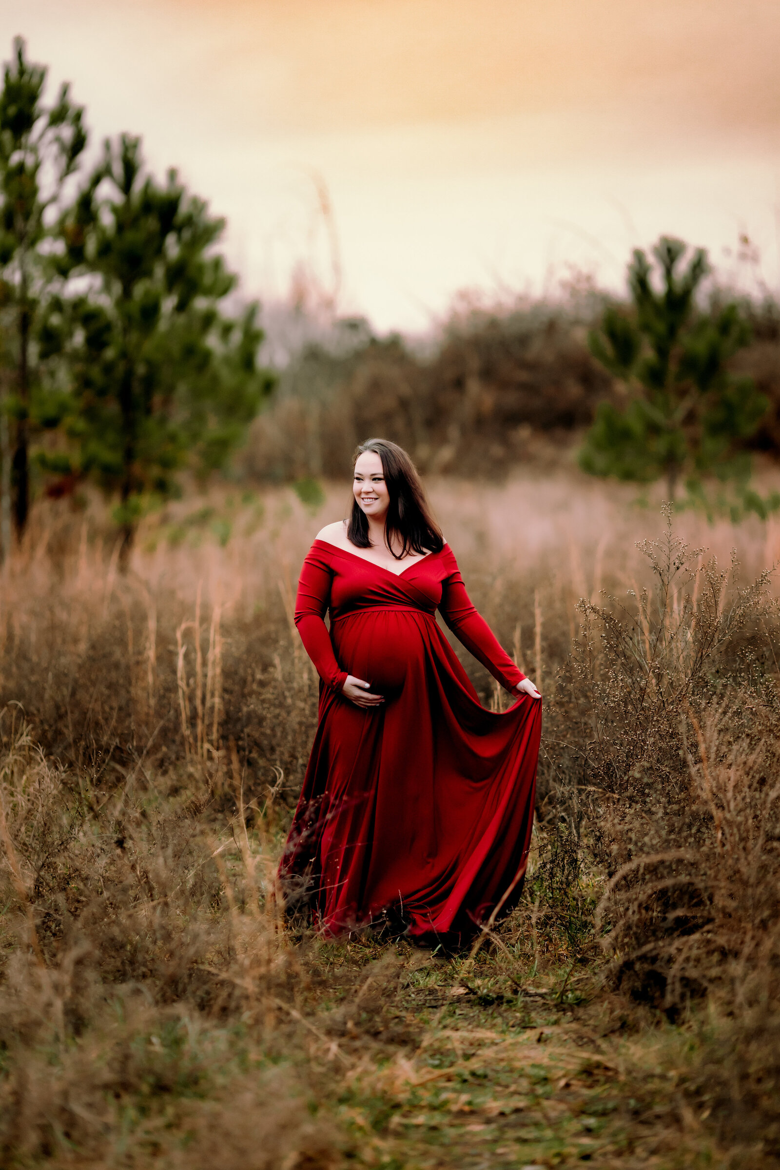 December maternity photoshoot