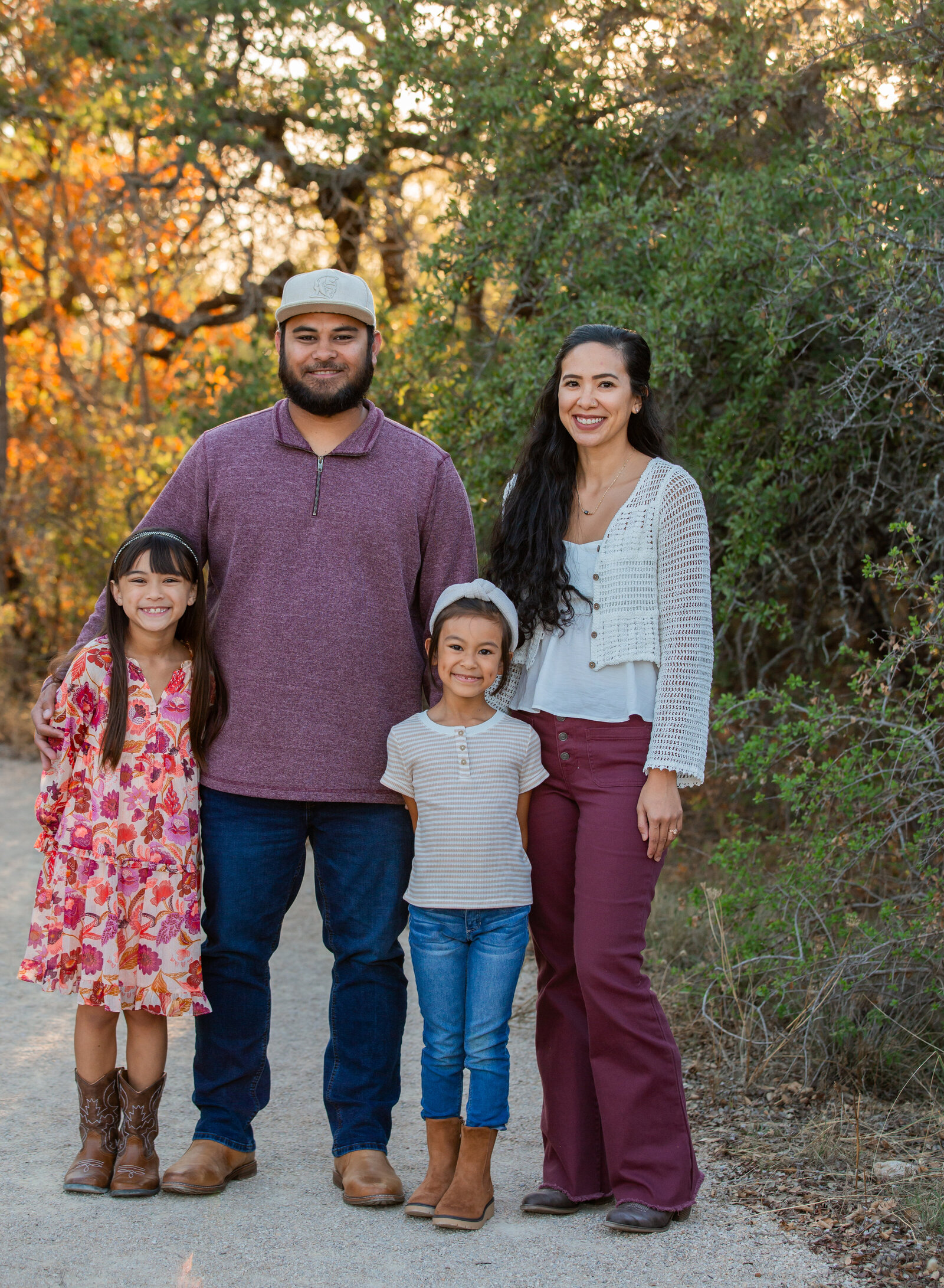 family smiling