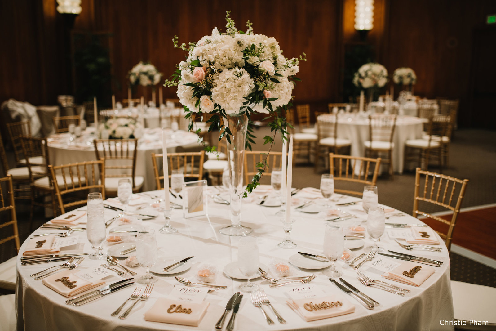 WM Halekulani gold chiavari chairs