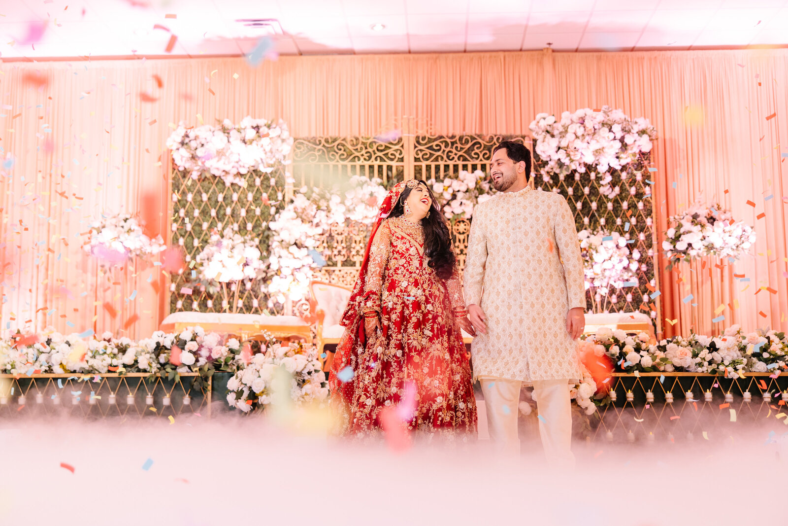 Bride-and-groom-desi-wedding-first-dance