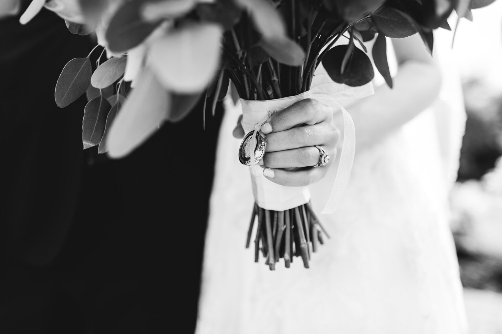 bride's ring and keepsakes for memories ohio wedding