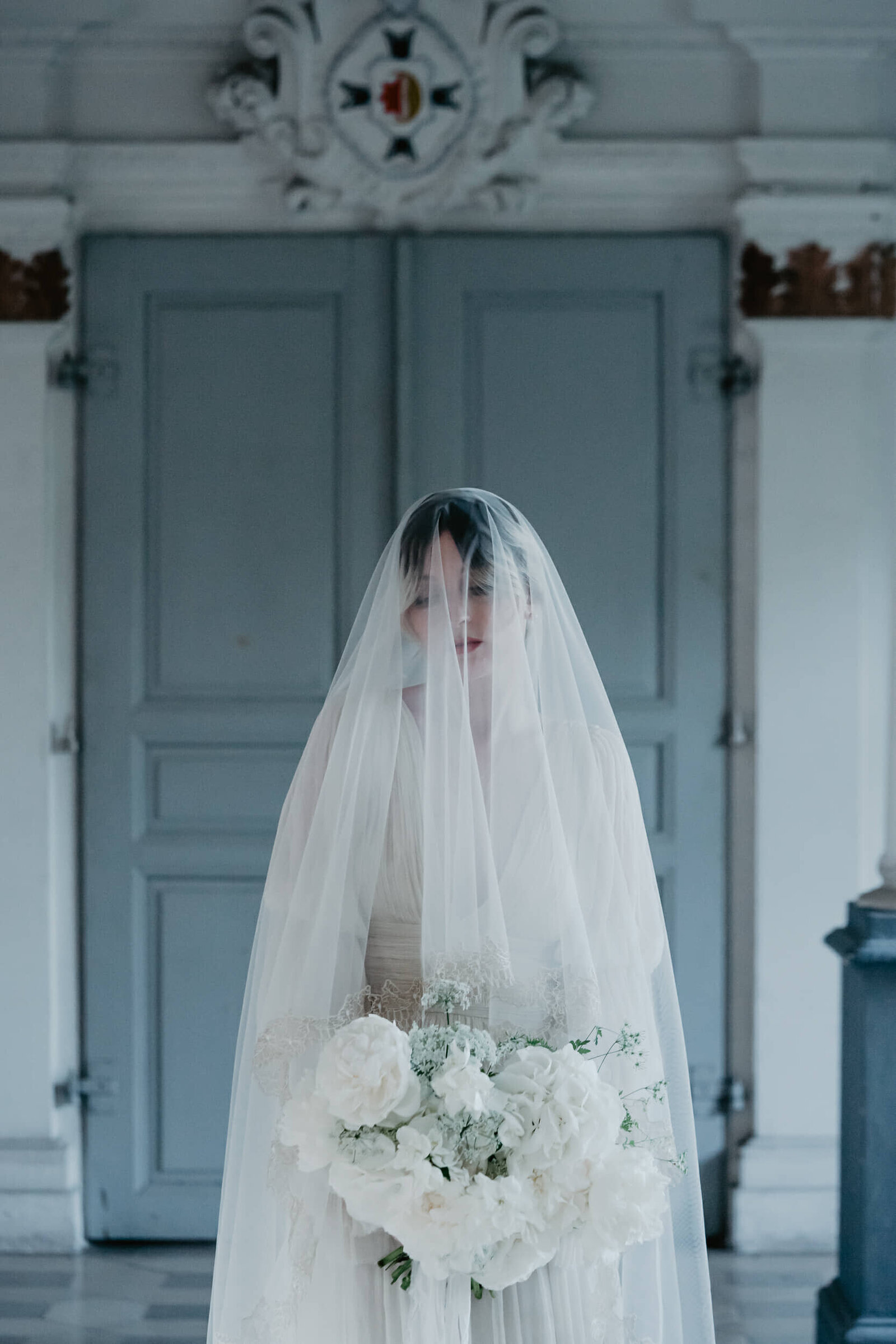 Destination Wedding in Germany wedding inspiration "Poetry of clouds" at Schloss Virnsberg - by wedding photographer SELENE ADORES-103