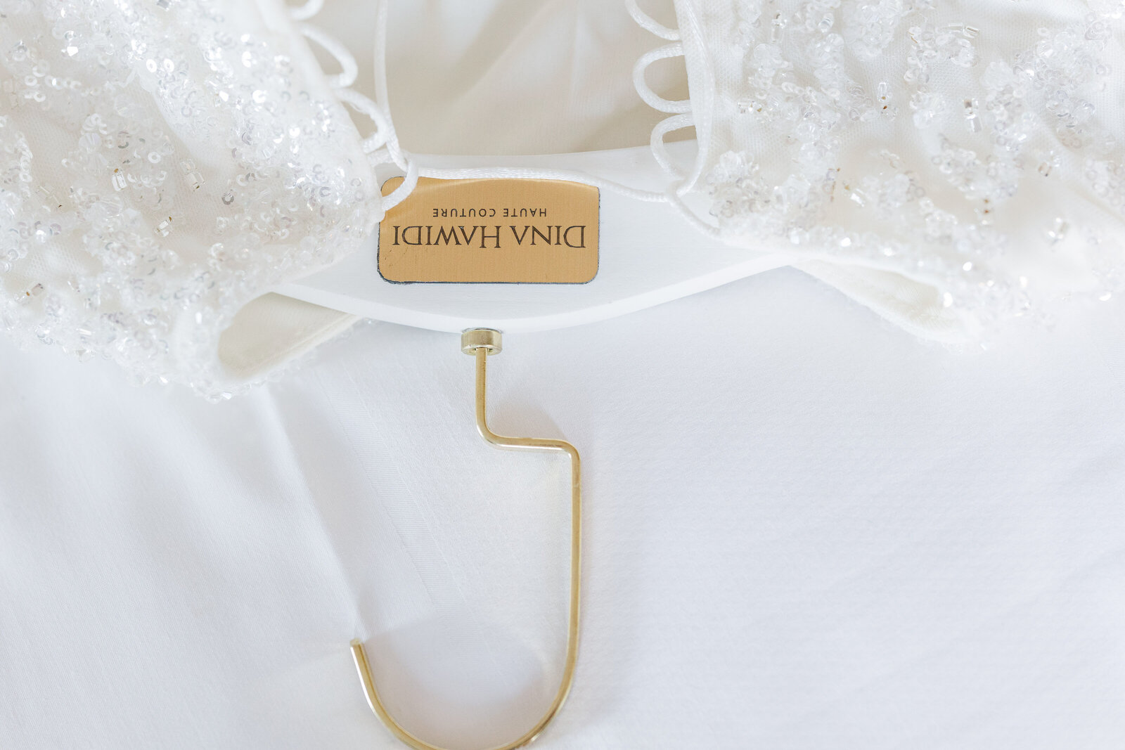 Bridal wedding dress detail photography