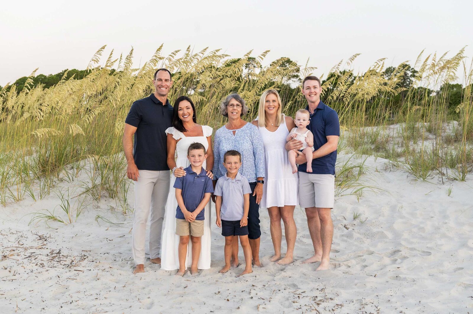 family on hilton head island beach