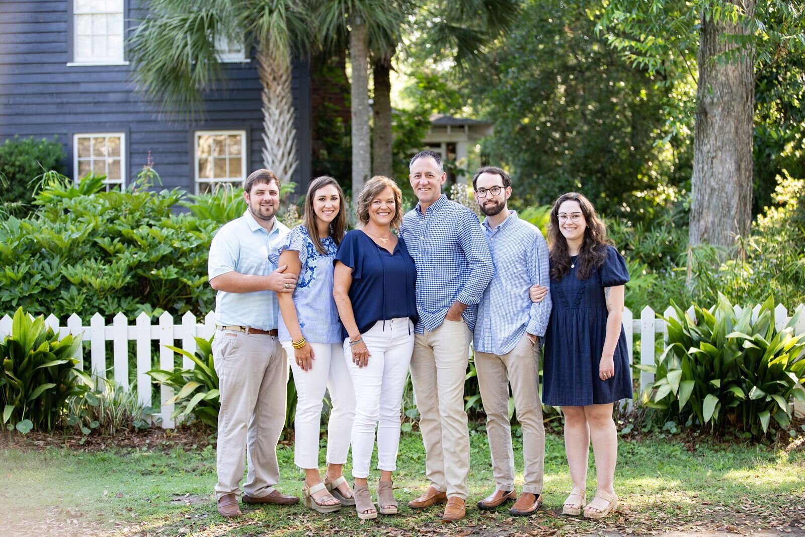 Family photo in Charleston, SC