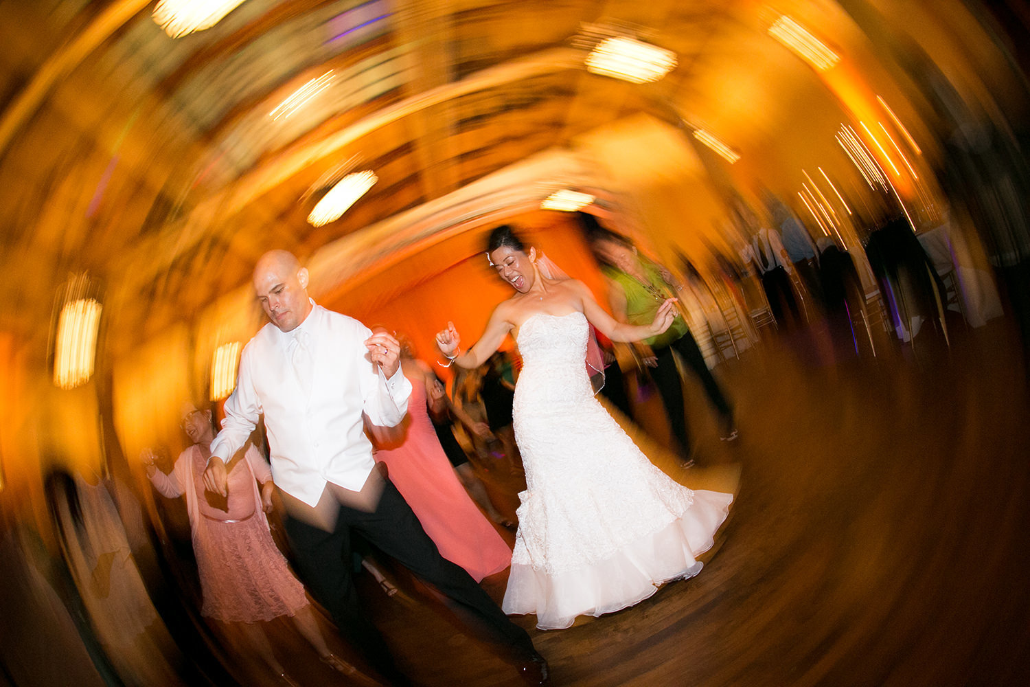 bride and groom dancing at reception the prado