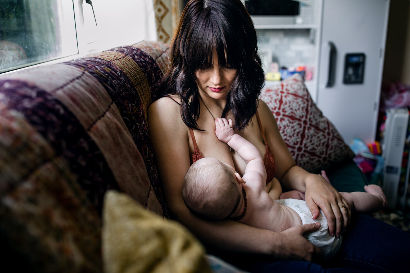 birth photographer, columbus, ga, atlanta, postpartum, breastfeeding, mother and newborn-20