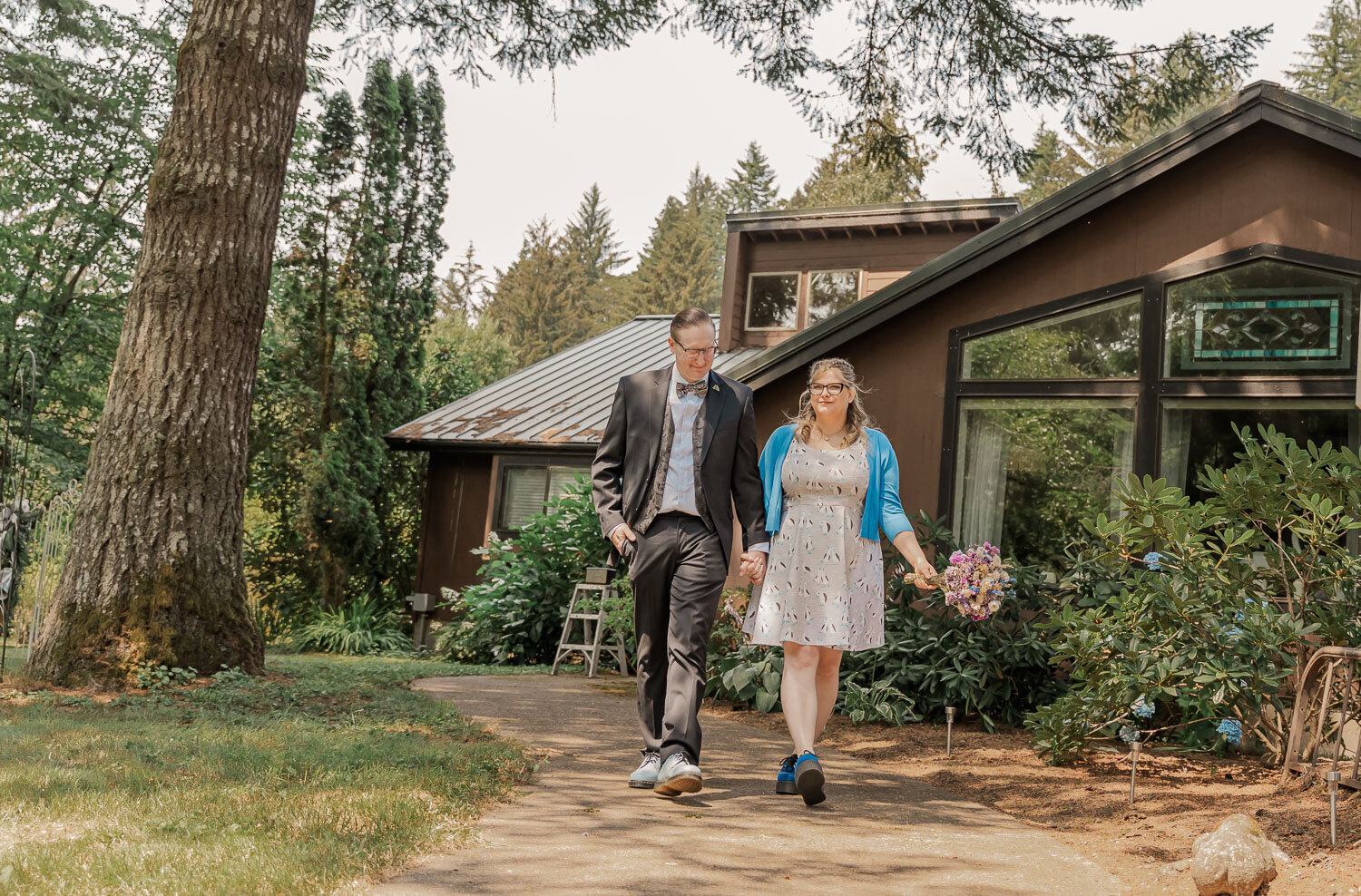 Small backyard wedding 