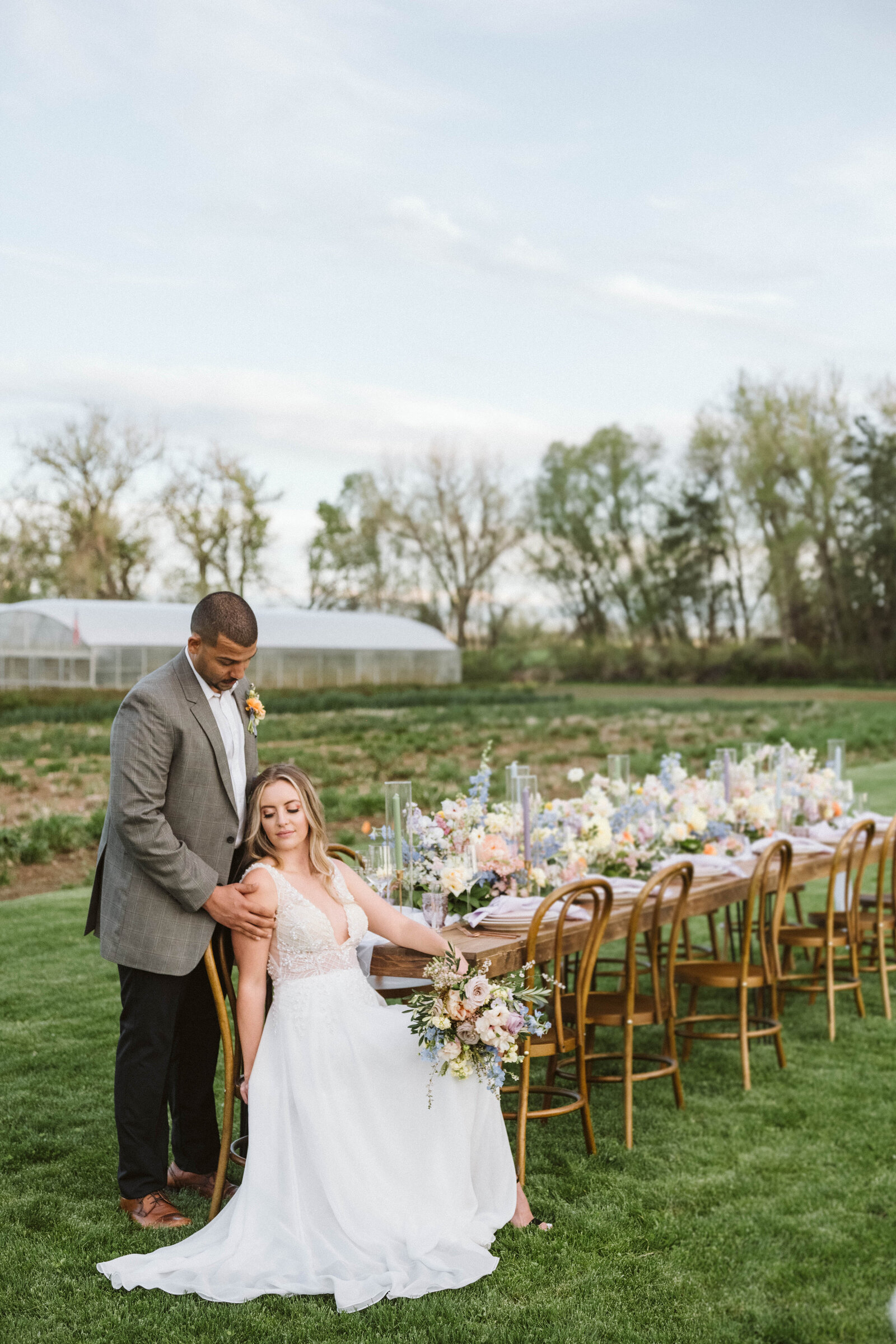 Wedding at a Flower Farm in Boulder Colorado