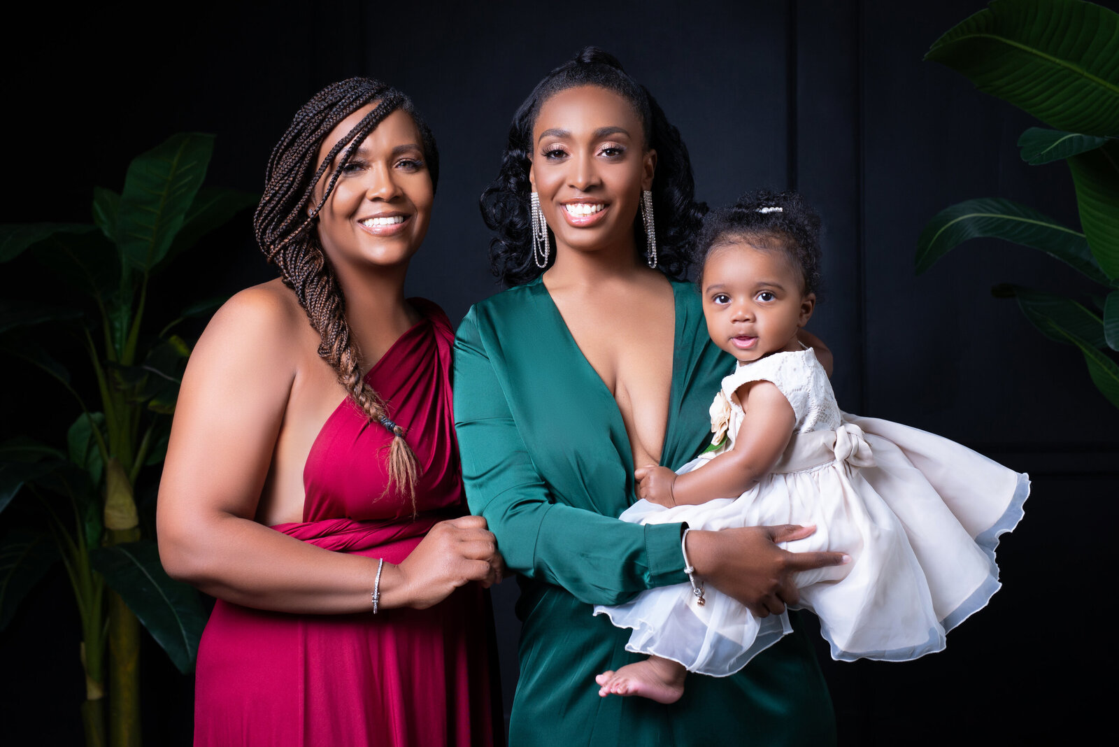 Mom baby and grandma