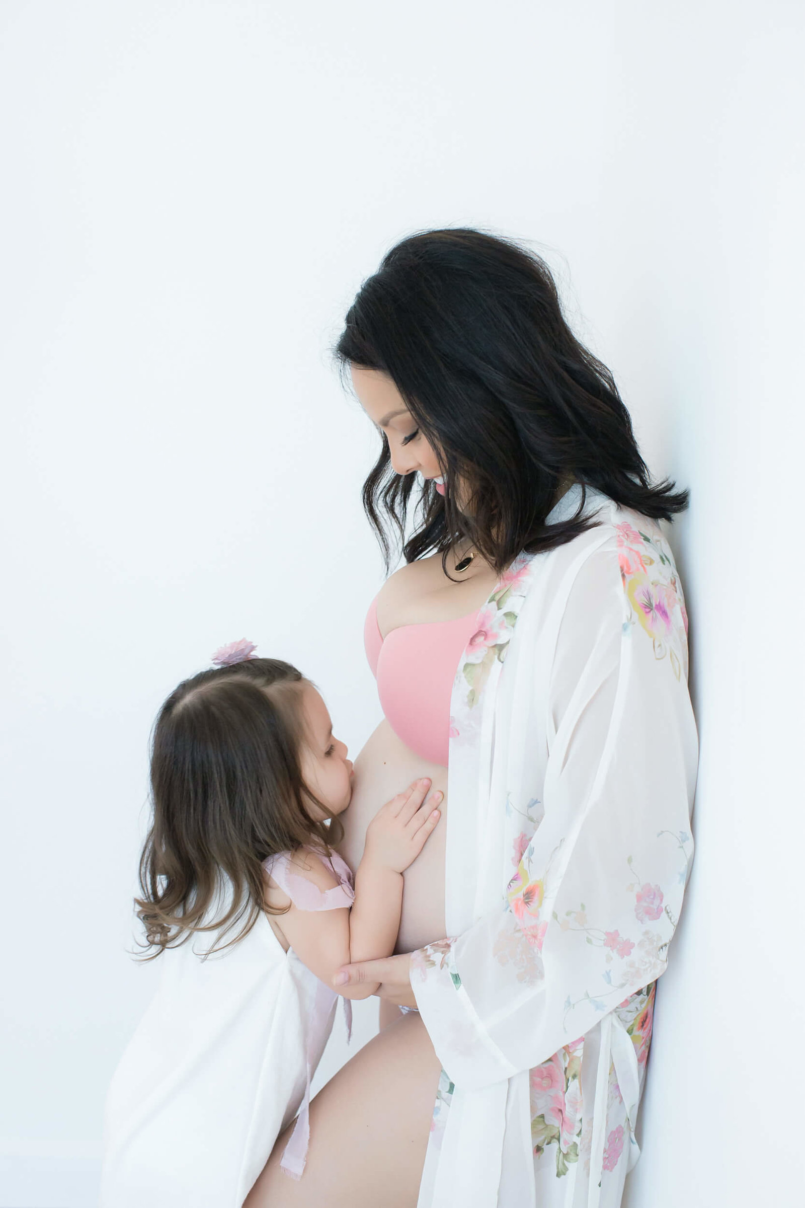mommy and toddler maternity session
