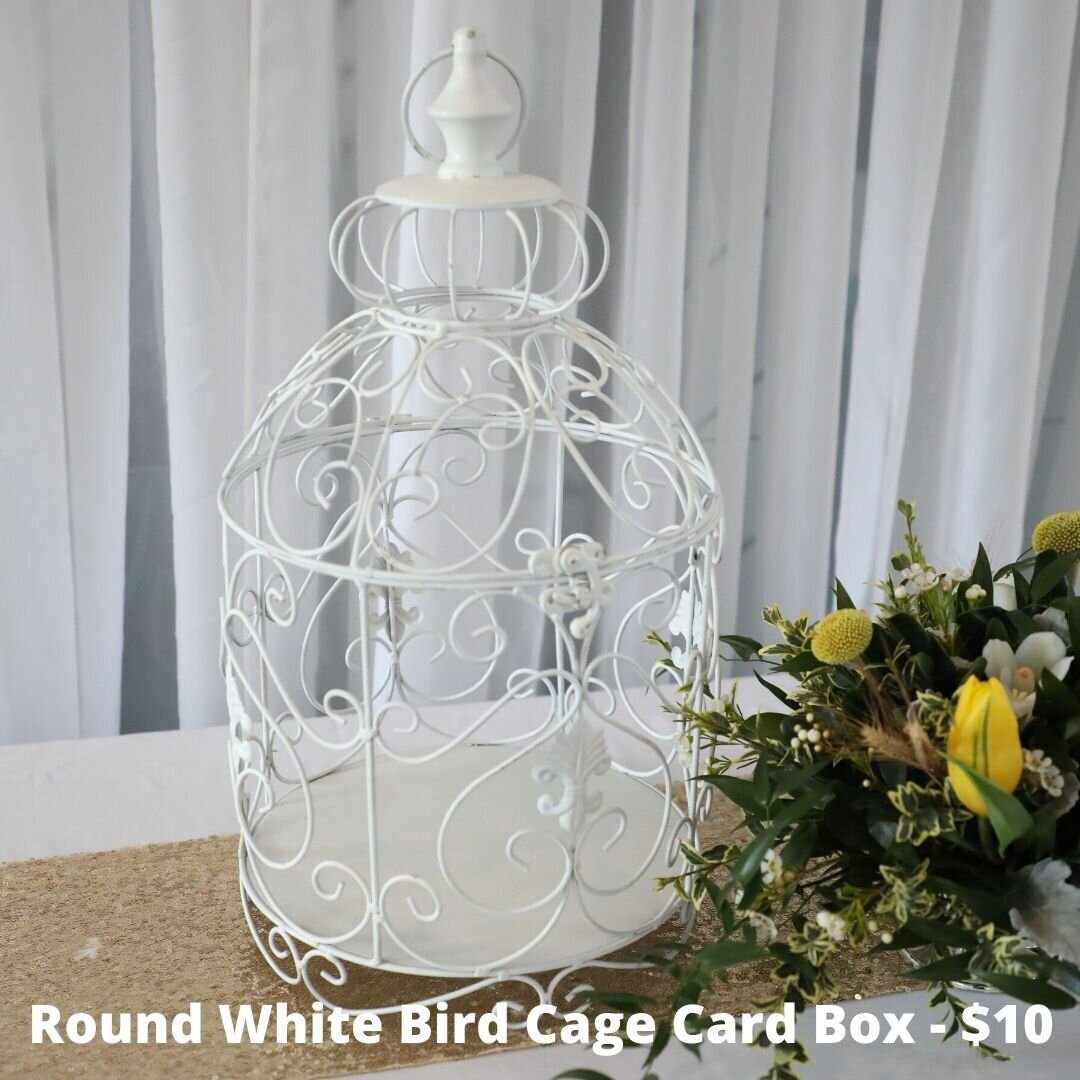 round white bird cage
