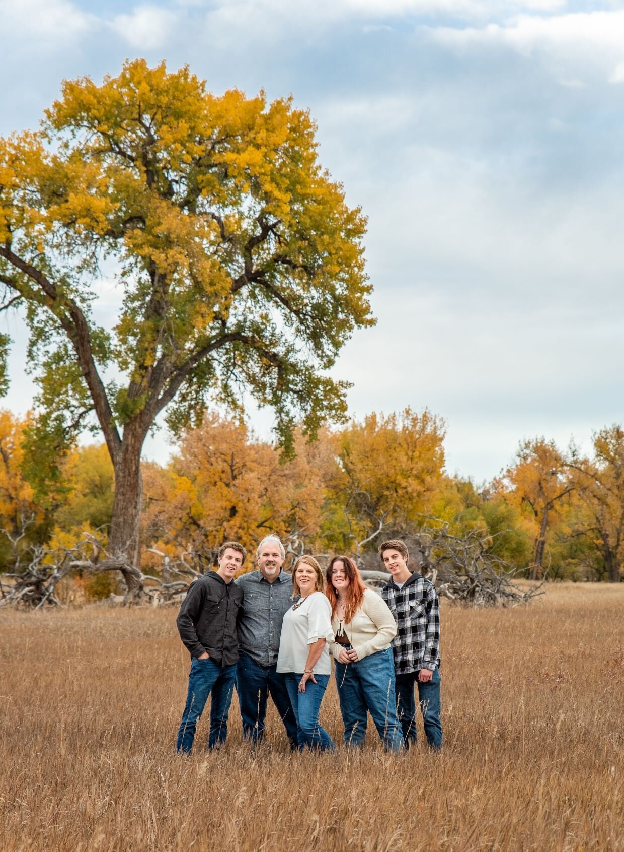 family with high school kids