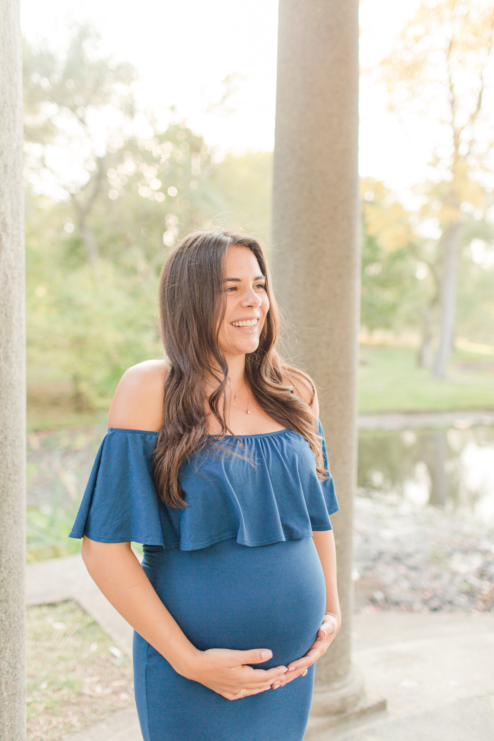 Boston Maternity Session at Larz Anderson Park with Corinne Isabelle Photography