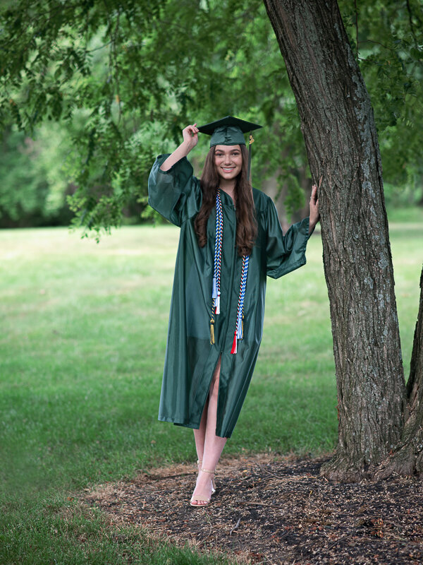 East Brunswick NJ Family Photographer EBHS Senior in Cap and Gown