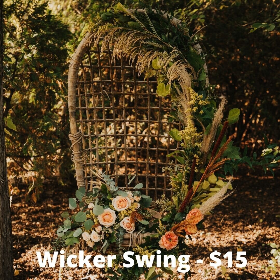 wicker swing