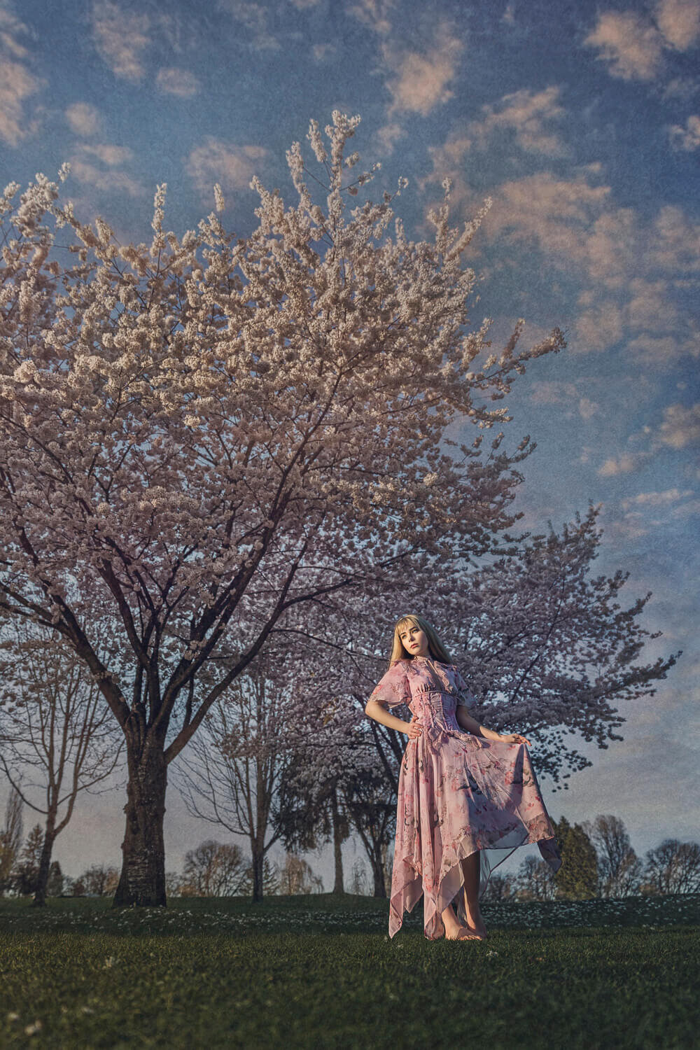 Vancouver-fashion-photography-cherry-blossoms