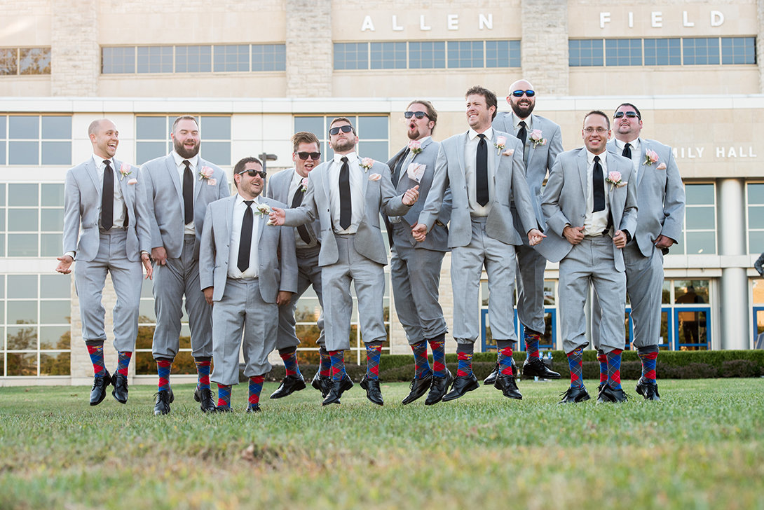 Groom Lawrence Kansas Wedding Photographer