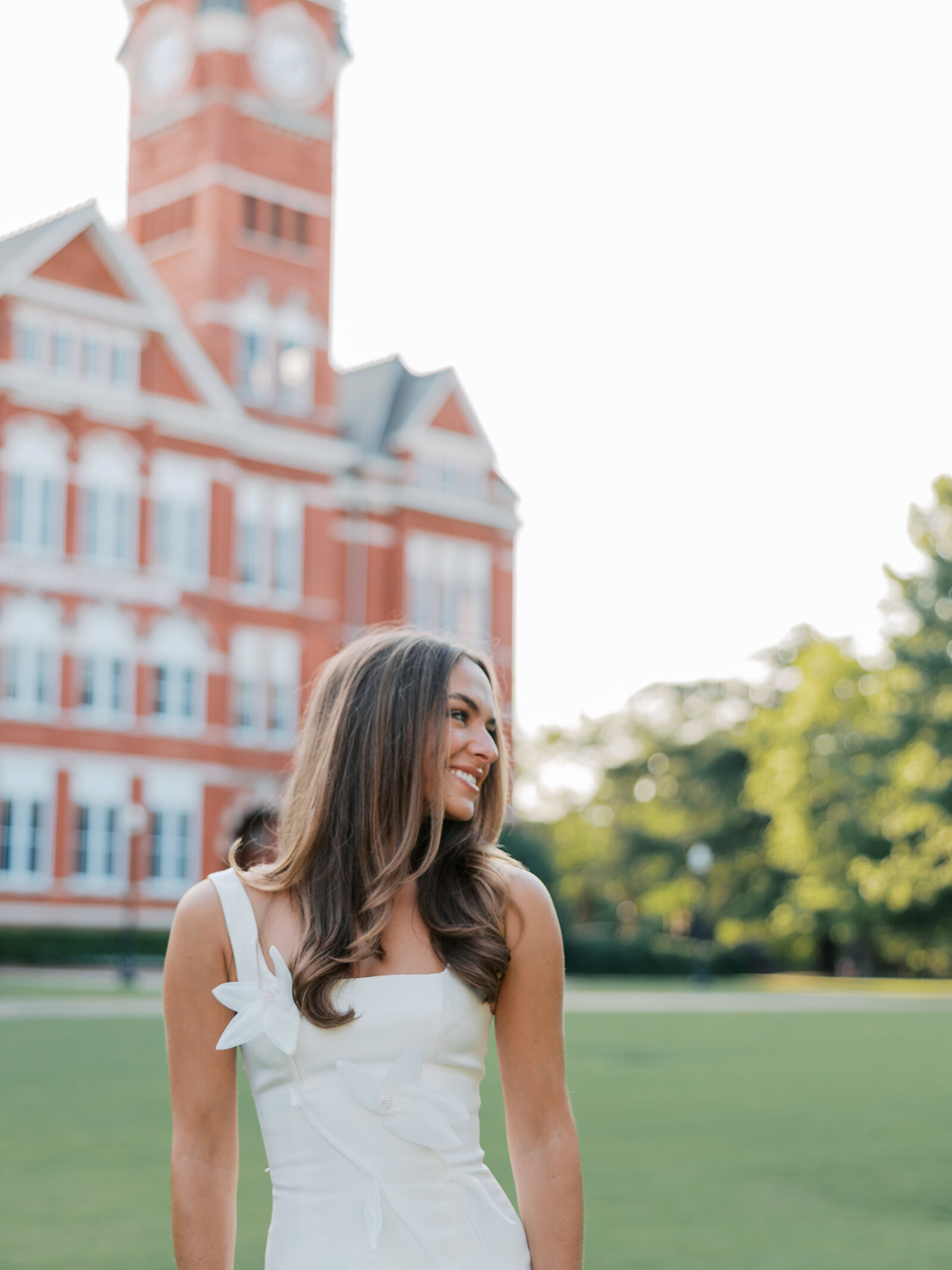 Urban senior photographer Alabama downtown outdoor natural light portraits.