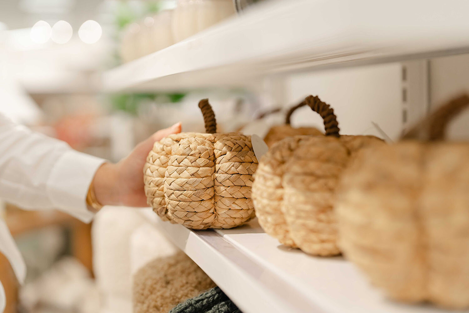 woven pumpkin during Gainesville,VA branding photos