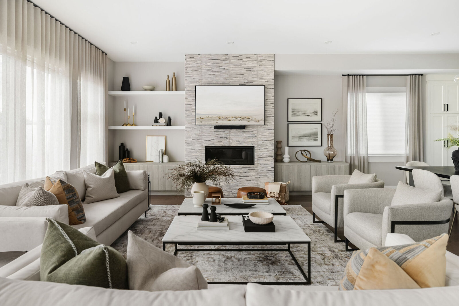 Living Room - Custom - Luxury - Design - Calgary