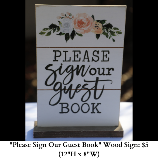 Please Sign Our Guestbook Sign-752