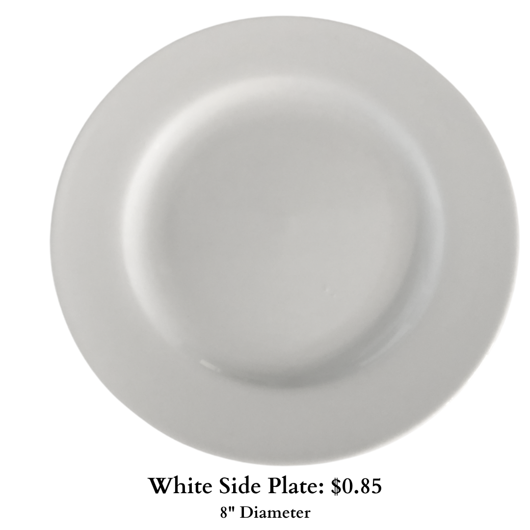 White Side Plate-410