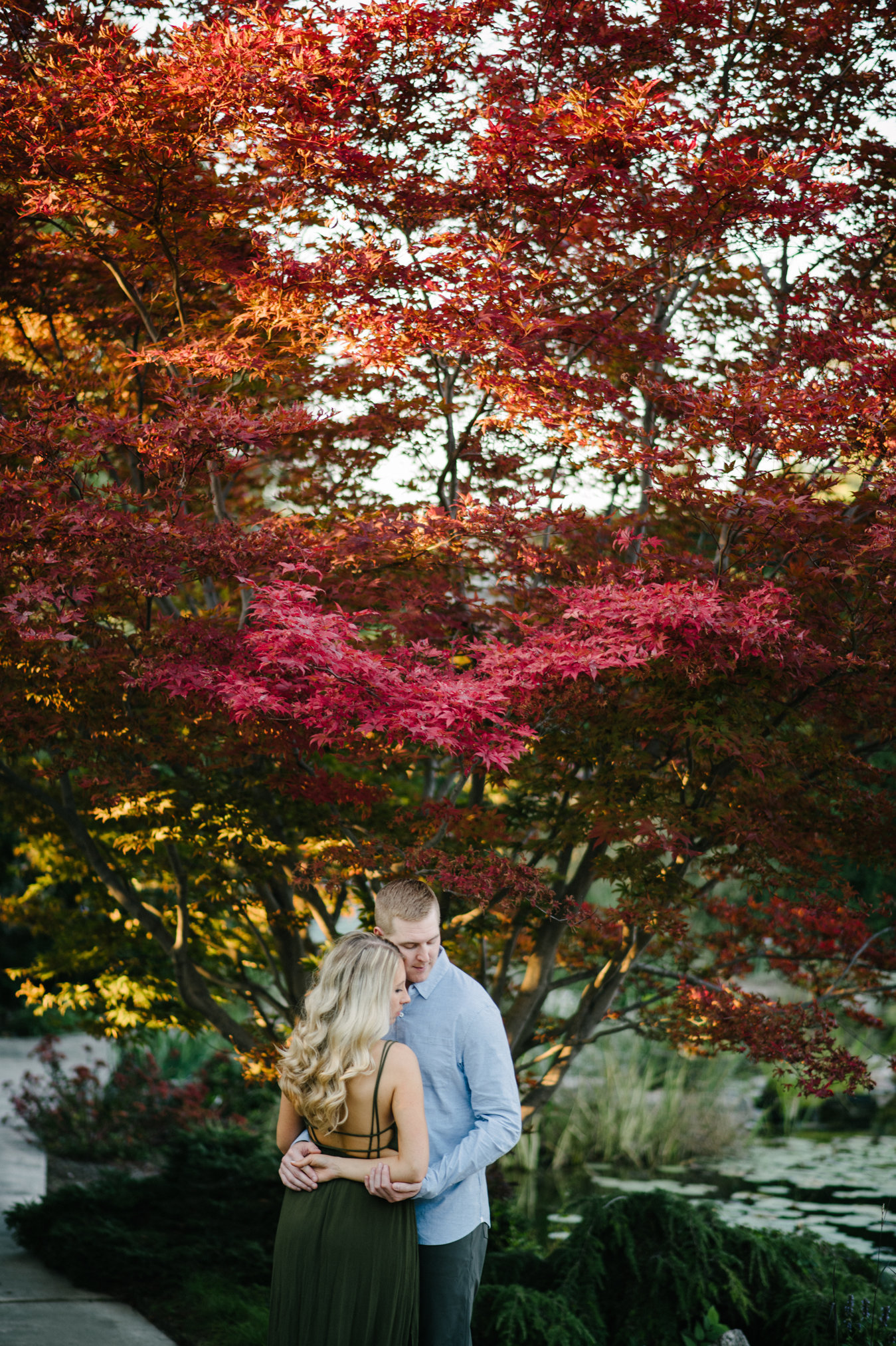 Engagement Session at Allen Centennial Gardens