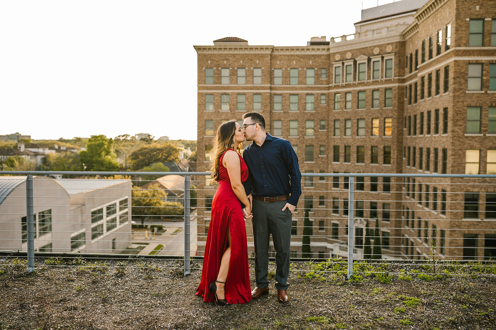 Kori+Tommy_Memorial Park and Downtown Houston Engagements_31