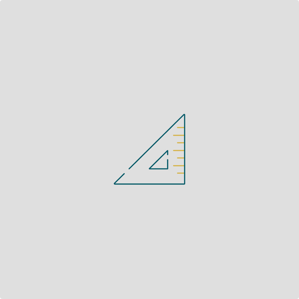 Icon of L square ruler.