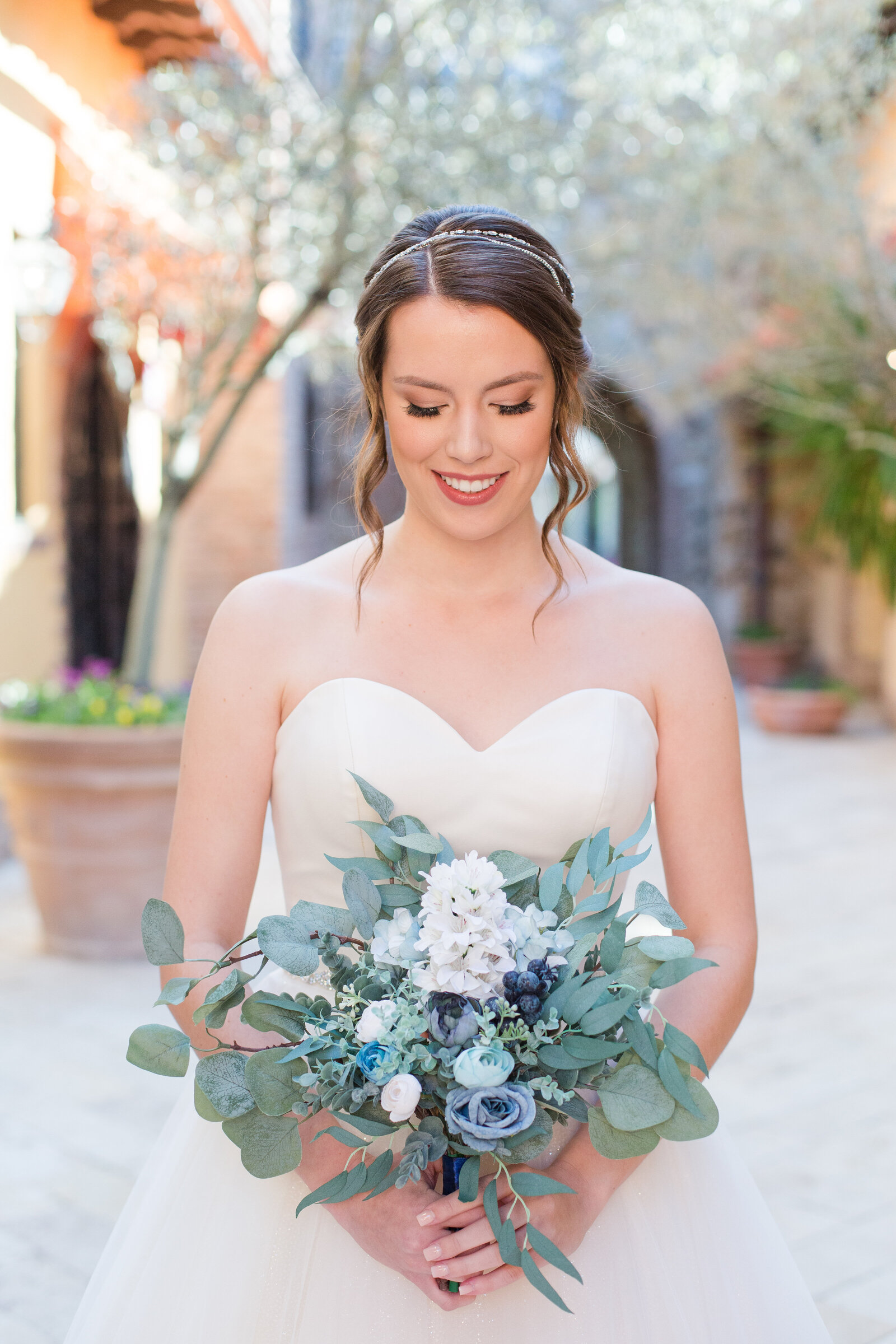 Orlando bride on wedding day Riley James.