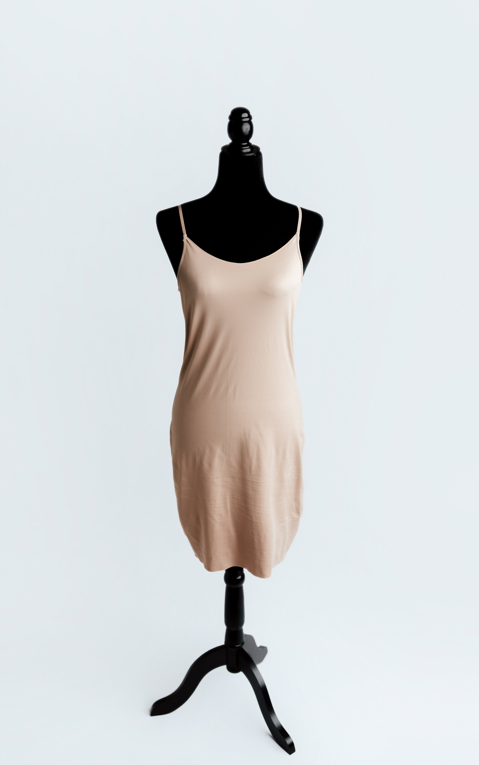 tan fitted dress for newborn mamas