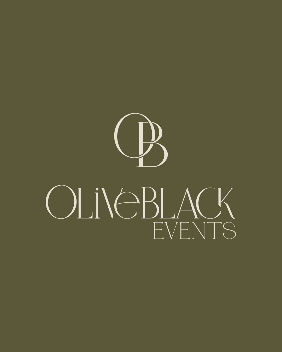 OliveBlack-events-logo-design