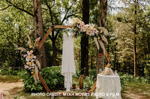 wedding arch for rent in Northwest Arkansas