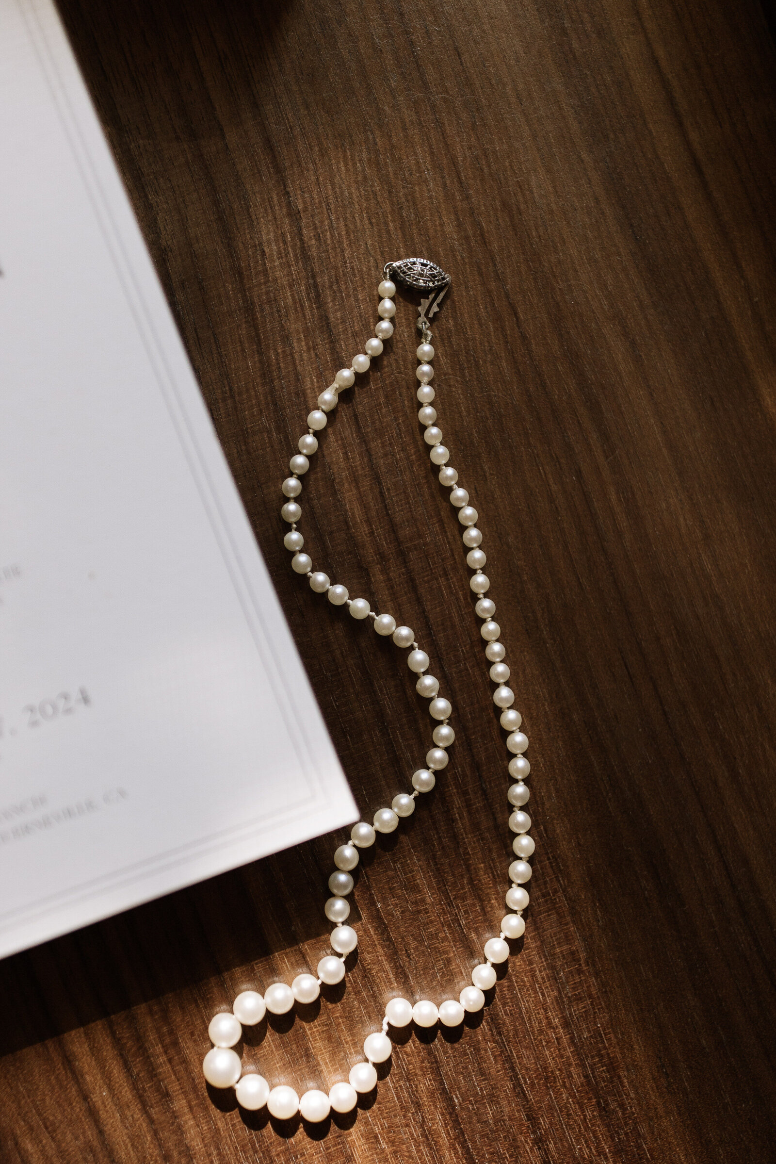 Bride jewelry details by Northern California wedding photographer 