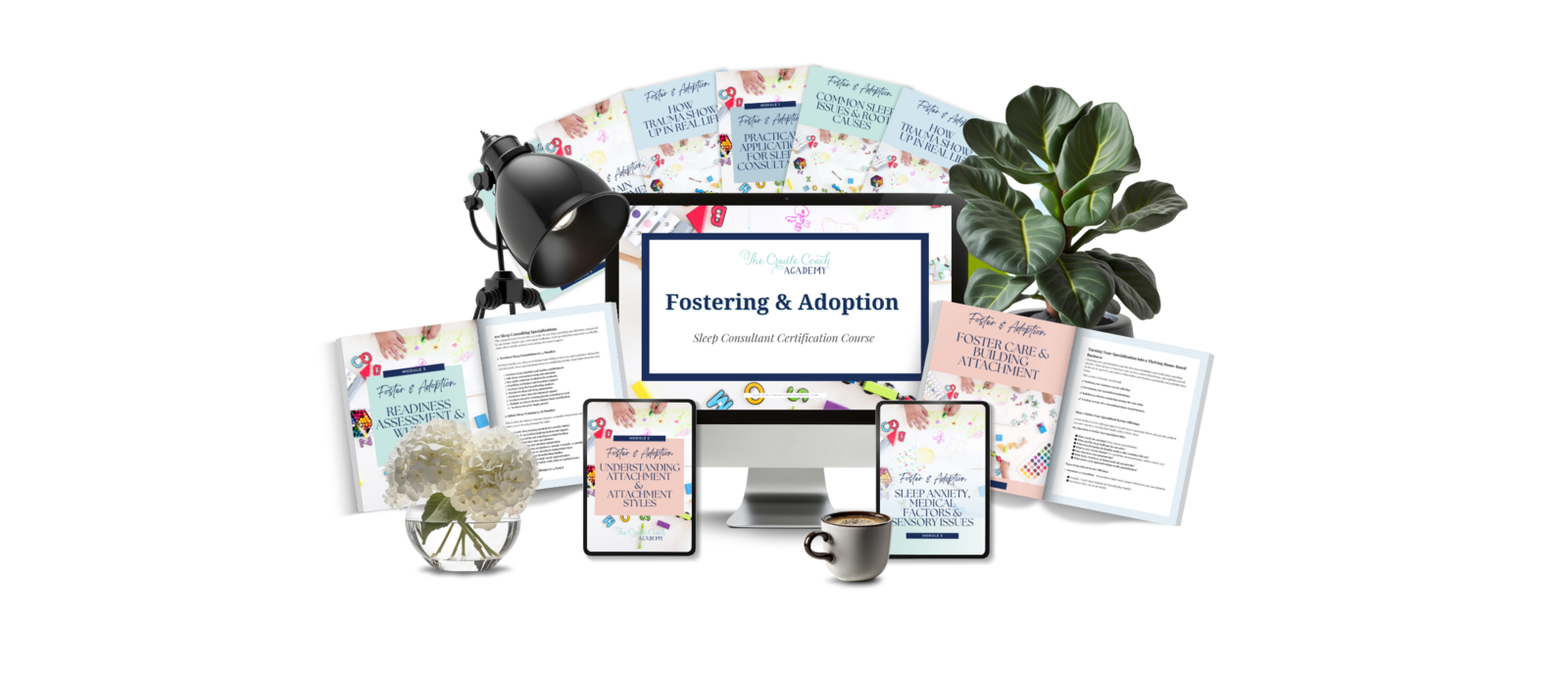 Course Materials & Workbooks Mockup