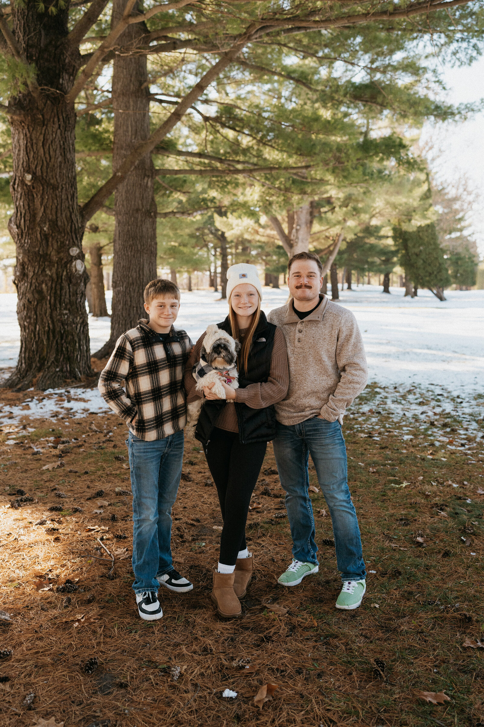 Iowa Family Photos Winter Christmas Card-3