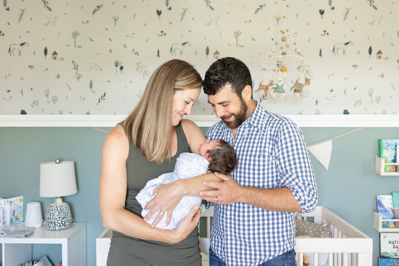 At-home_newborn_lifestyle_photography_session_Lexington_KY_photographer_baby_boy_plus_dogs-2