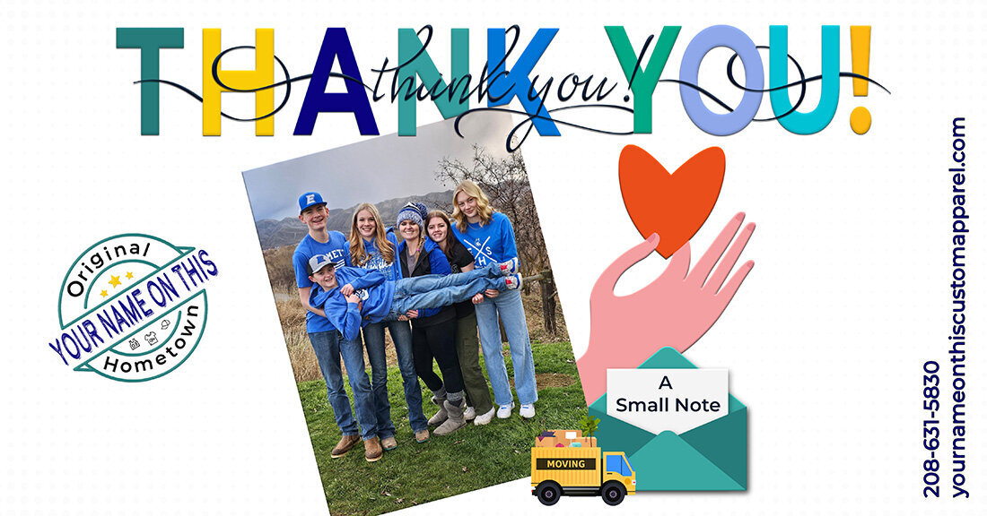 Facebook- Your Name On This- A Heartfelt Thank You & A small note on our moving Journey