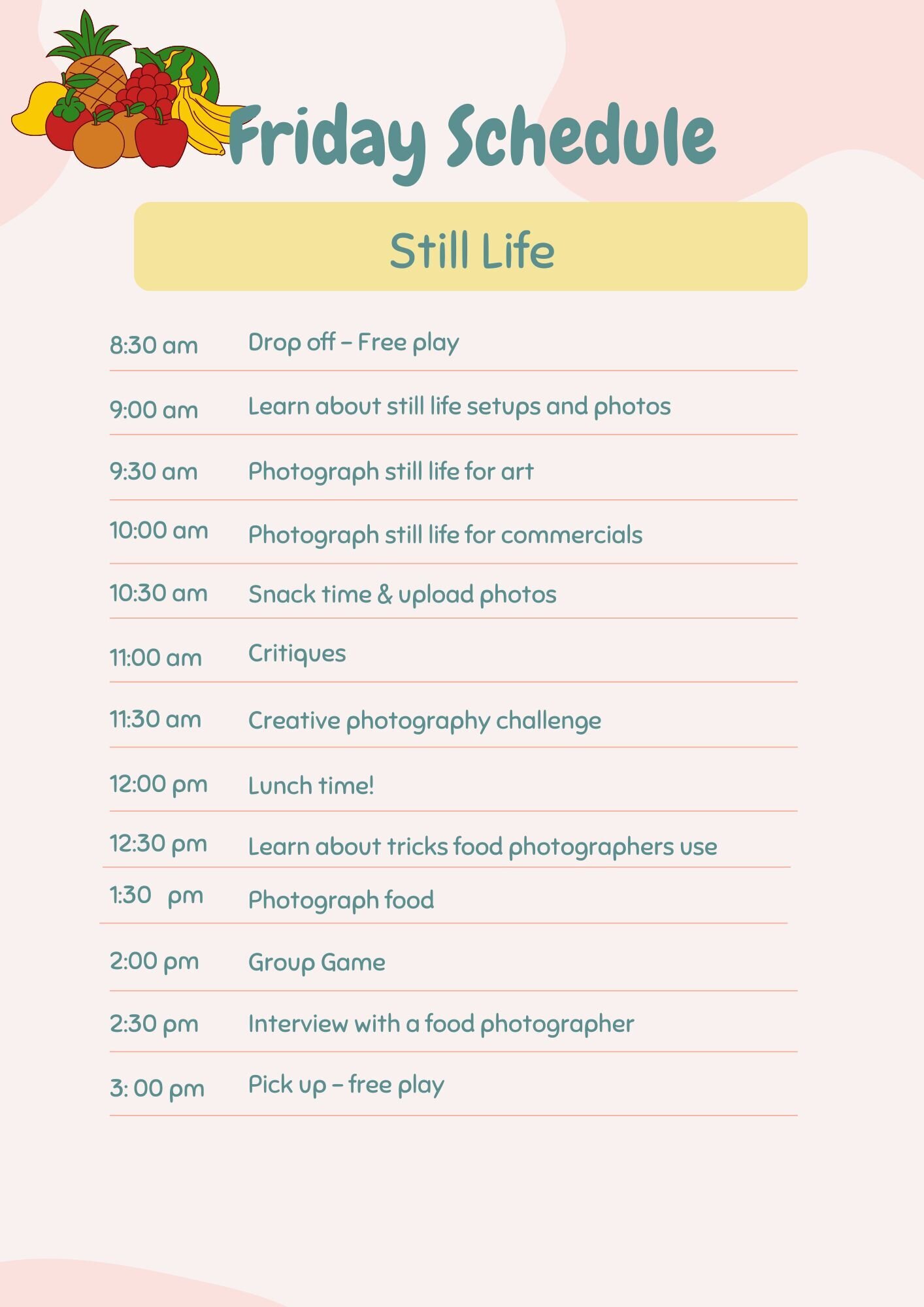 Copy of Copy of Copy of Copy of Copy of Pink Cute Illustrative Daily Planner