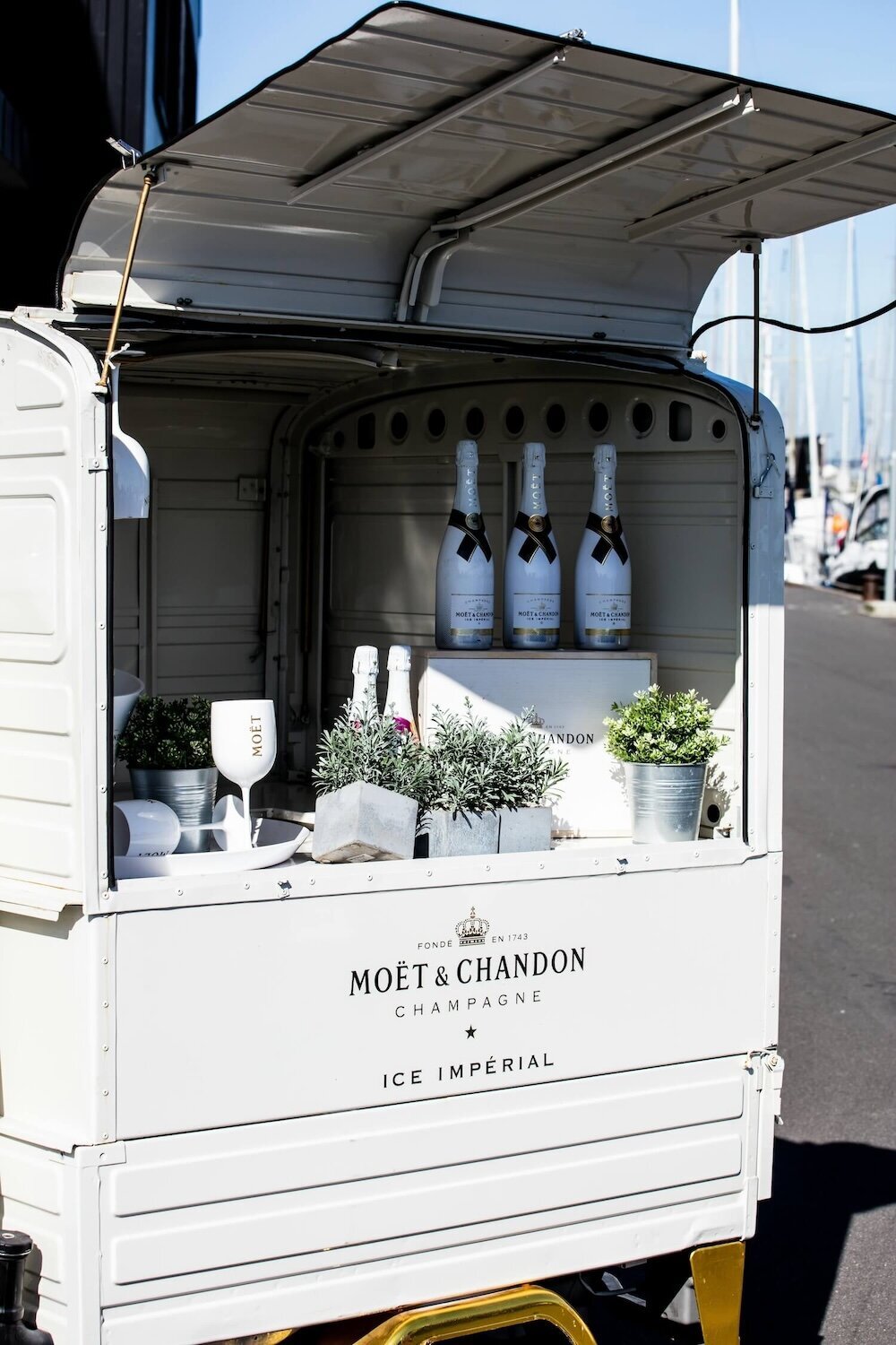 engagement party bar display