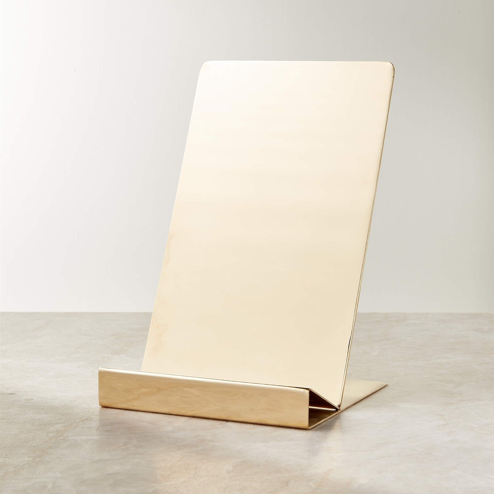 Modern Brass Book Display Stand