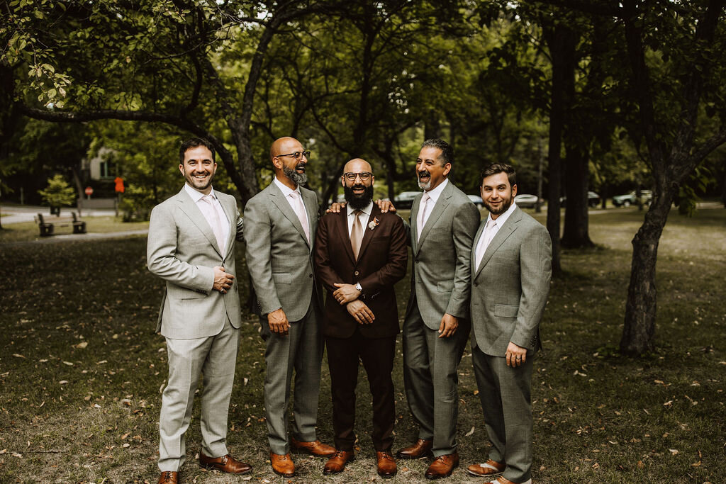 groom-groomsmen-wedding-party-gray-islam-brown