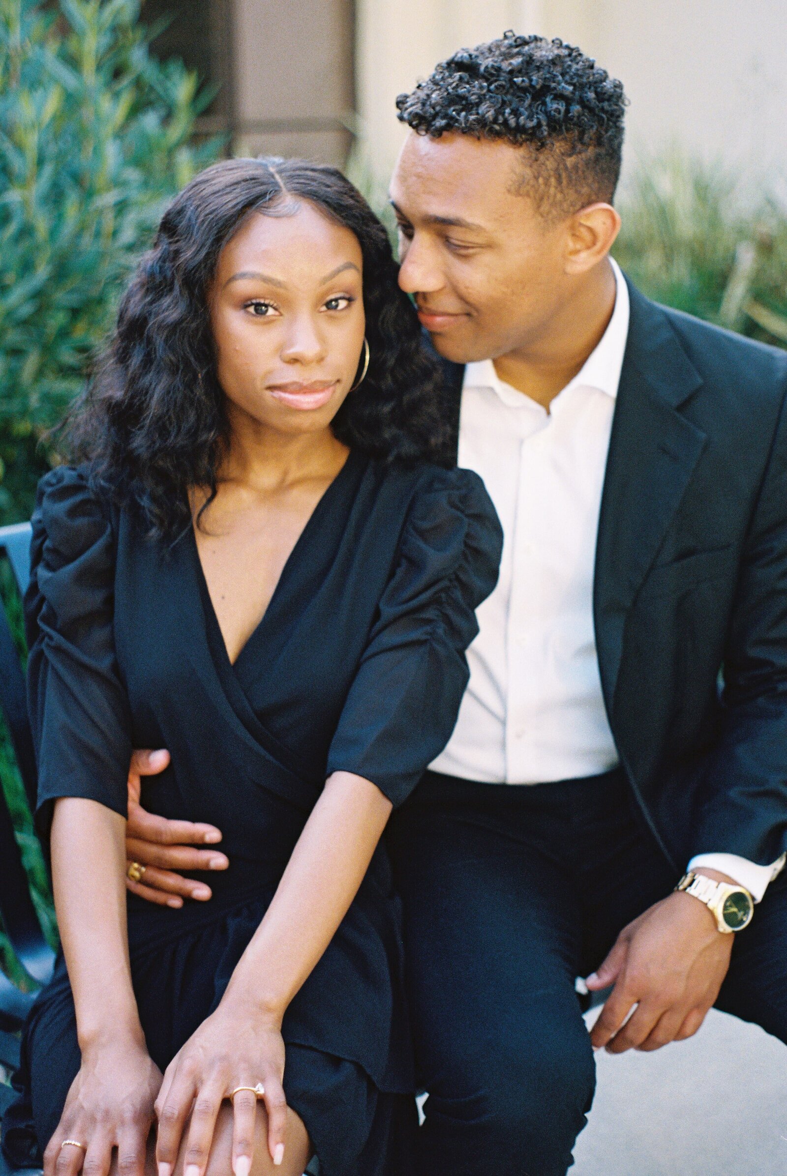 black-tie-wedding-classic-engagement-session-los-angeles