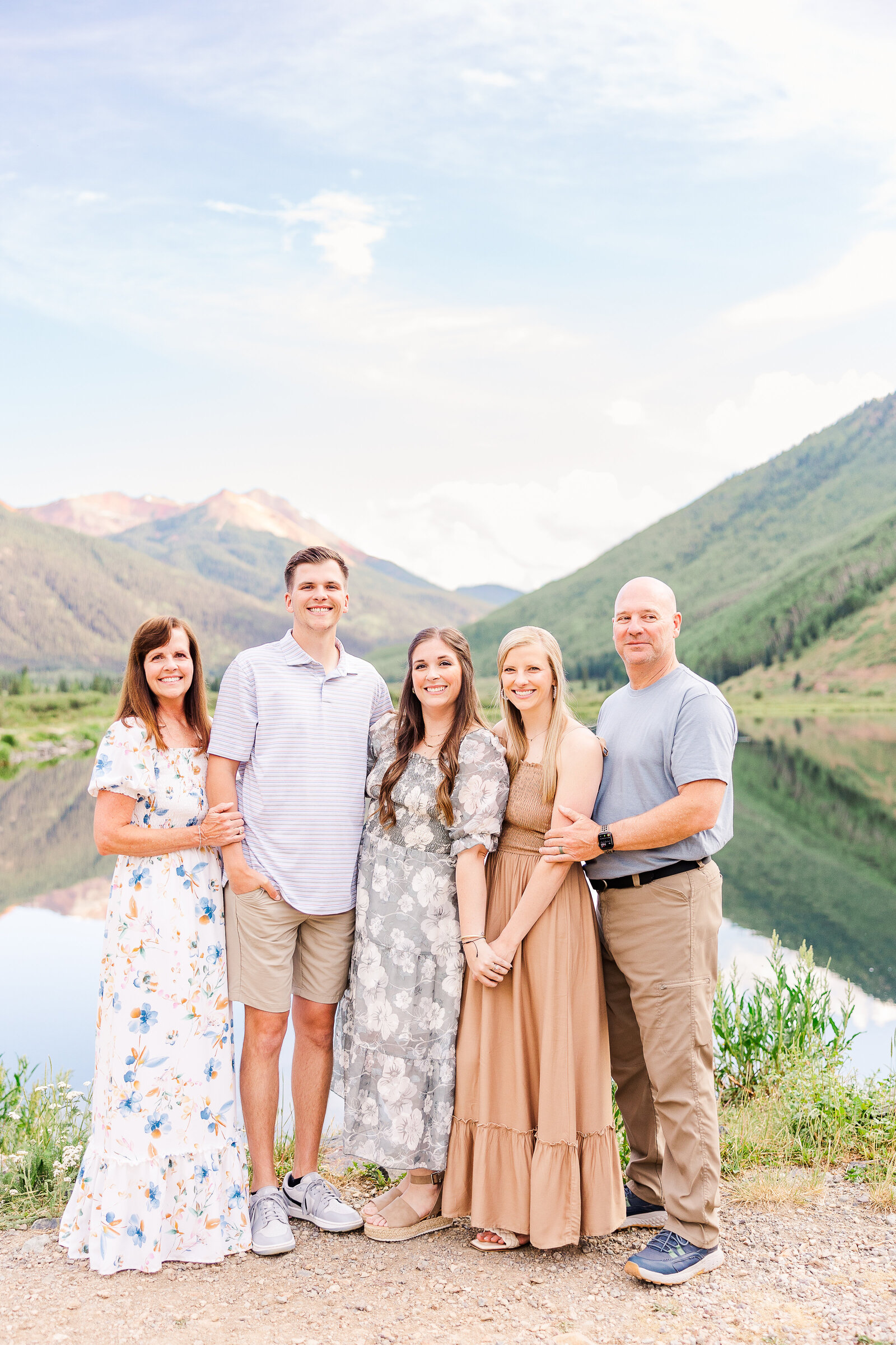 well dressed family in ouray colorado