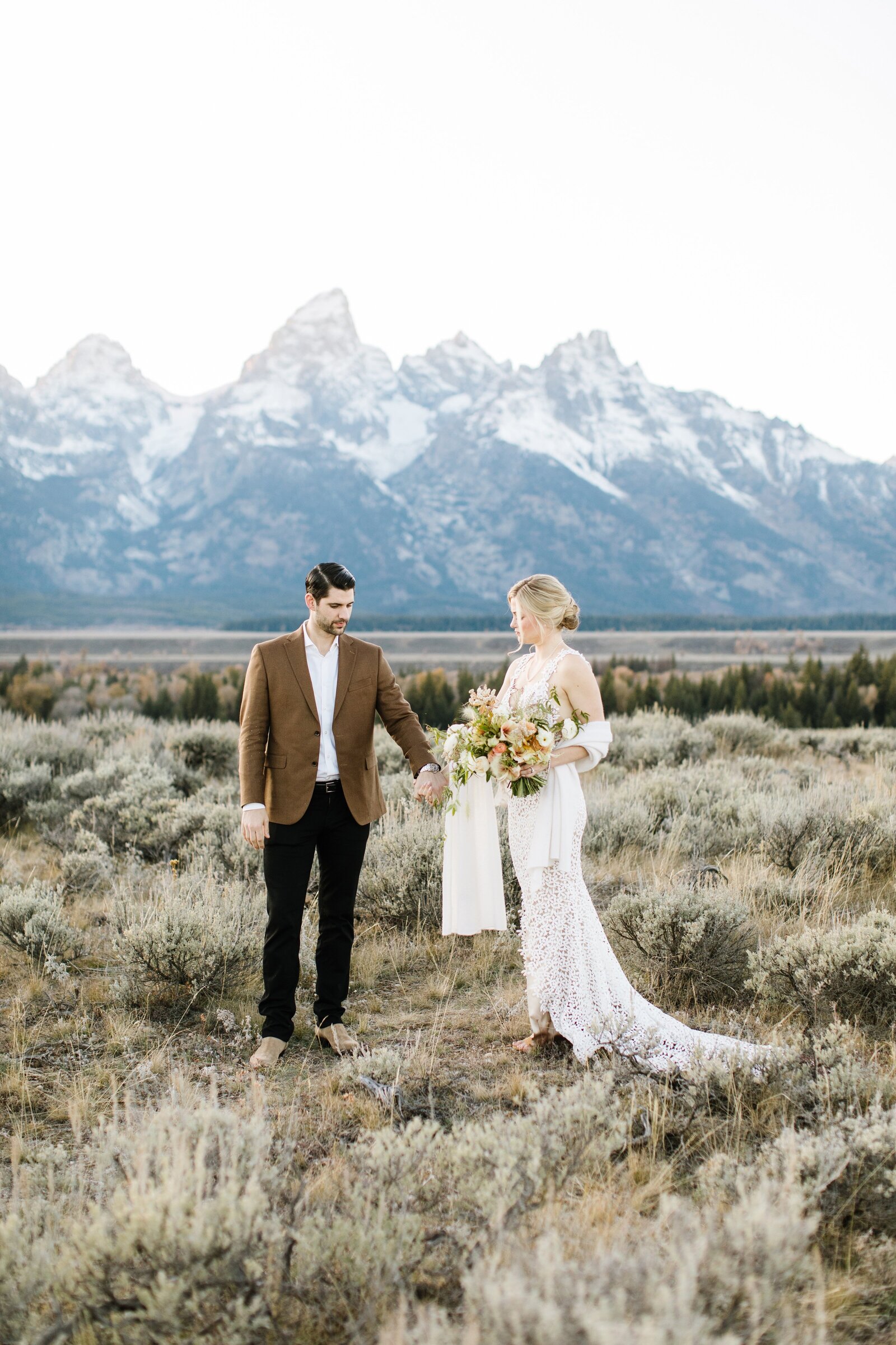 grand teton wedding photo
