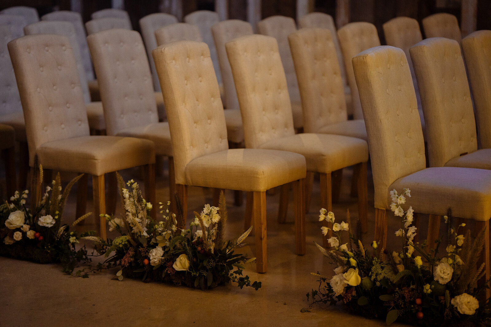 Ceremony room at Wharfedale Grange wedding venue