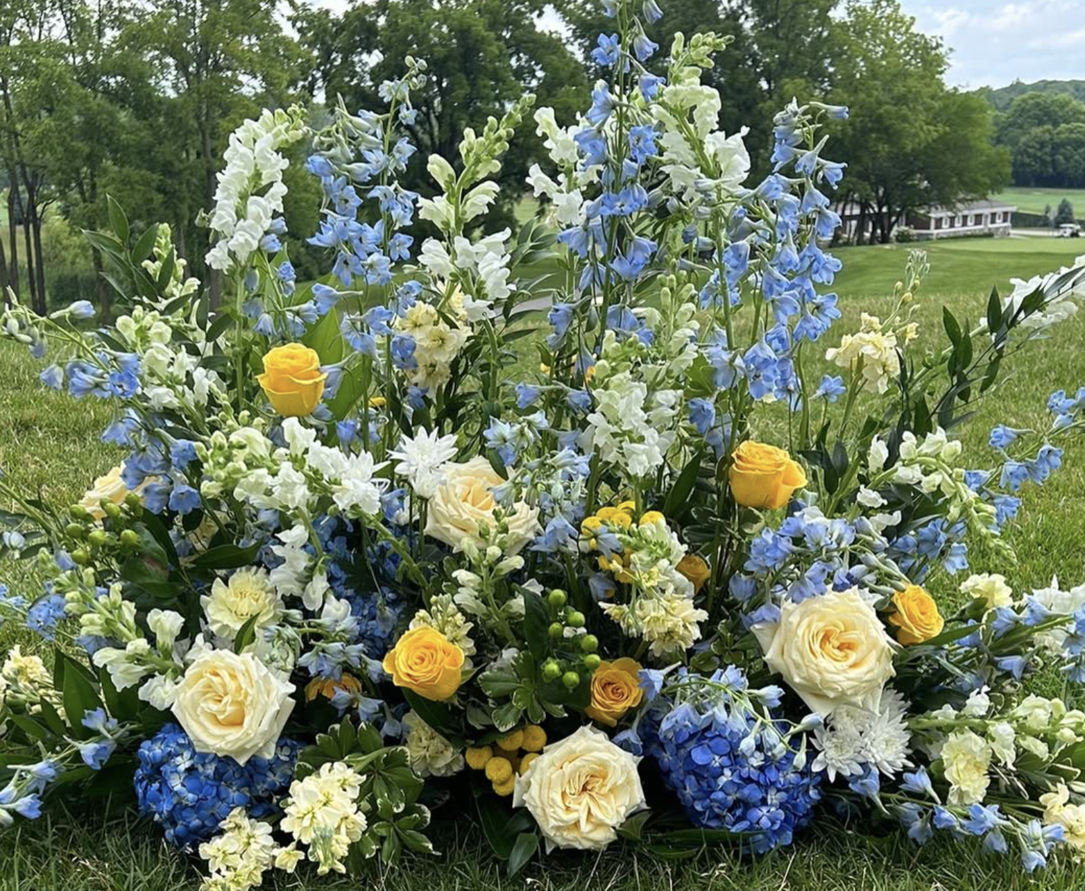 Indianapolis wedding florist - Bleu Bouquet