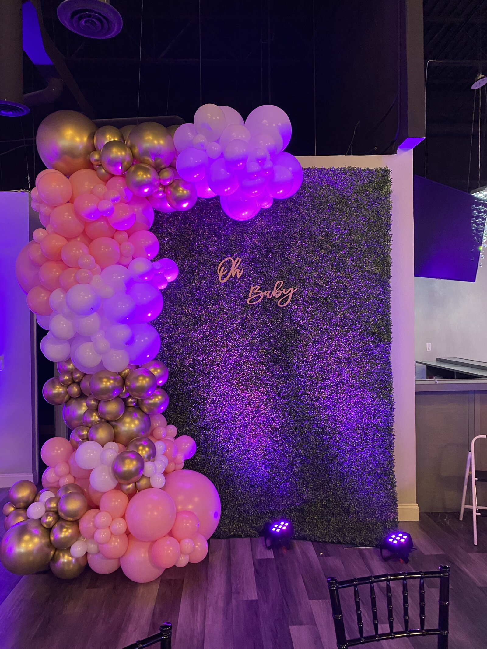 Flower walls and grass walls are the perfect way to create the picture perfect wedding, baby shower or private Metro Detroit event.
