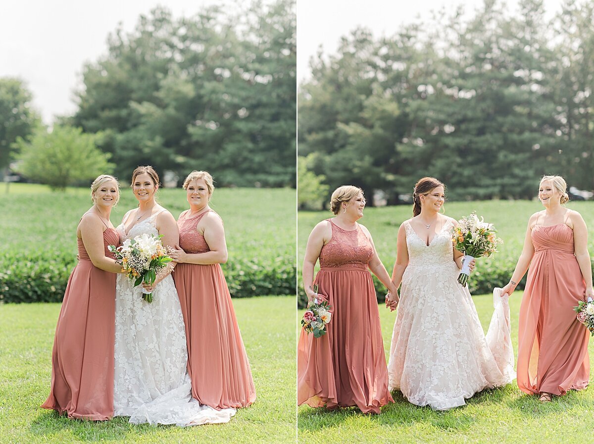 Navy & Rose Summer Backyard Wedding | Danvers, IL_0022